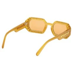 Swarovski Sunglasses Octagon Shape, Pavé, SK0345 39E, Orange -Jewelry Store sunglasses octagon shape pavC3A9 sk0345 39e orange swarovski 5636332 6