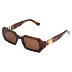 Swarovski Sunglasses Octagon Shape, SK0349 52E, Brown -Jewelry Store sunglasses octagon shape sk0349 52e brown swarovski 5625301 3