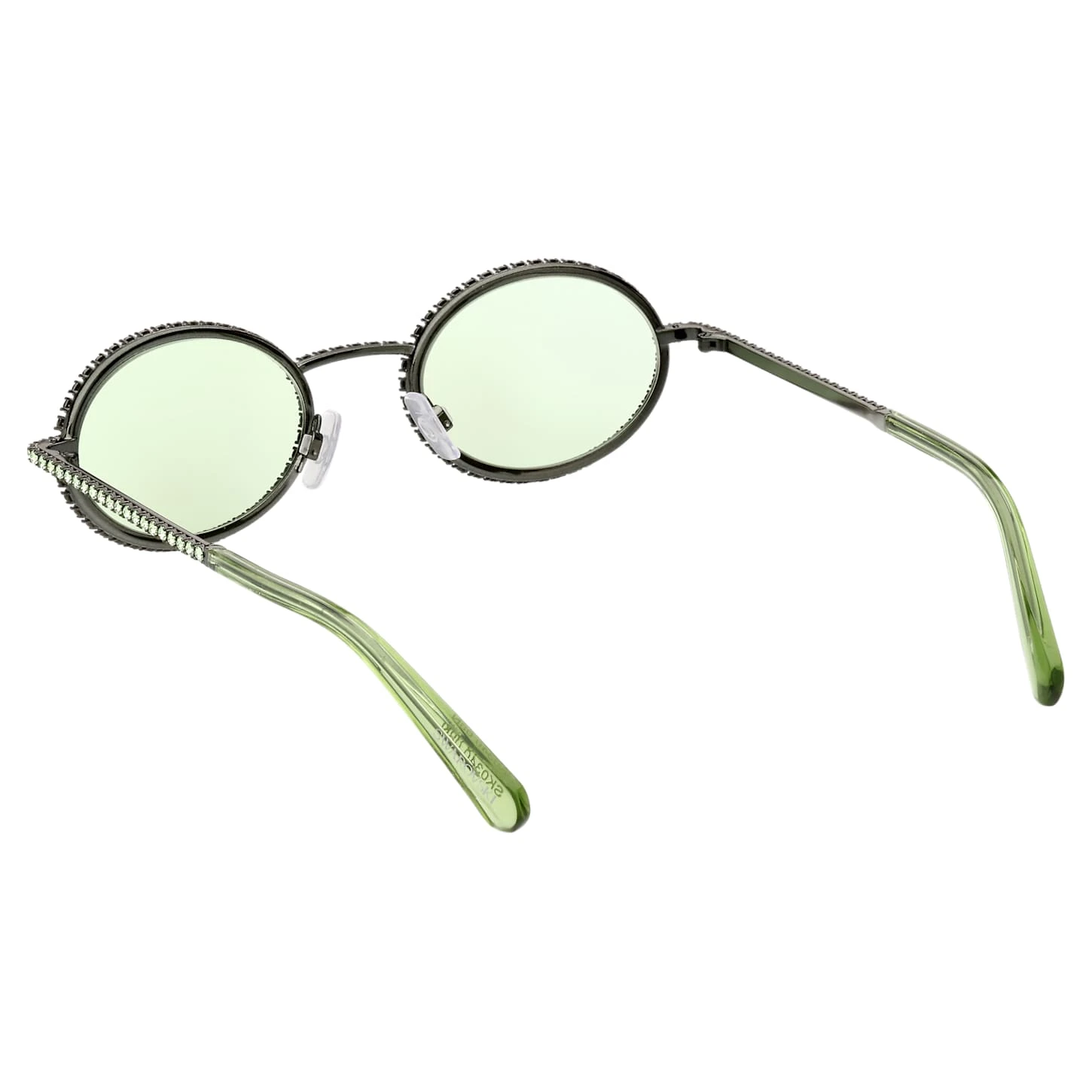 Swarovski Sunglasses Oval Shape, Pavé, SK0340 08N, Green 7 Swarovski Sunglasses Oval Shape, Pavé, SK0340 08N, Green - Image 5