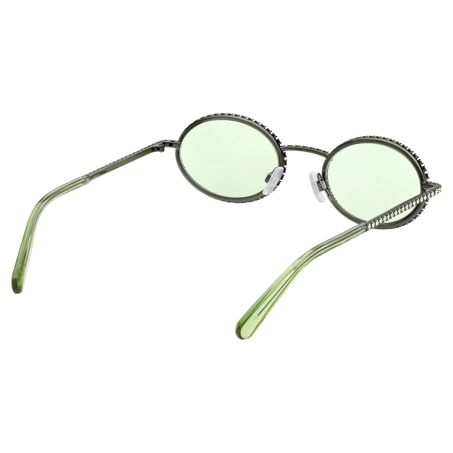 Swarovski Sunglasses Oval Shape, Pavé, SK0340 08N, Green 9 Swarovski Sunglasses Oval Shape, Pavé, SK0340 08N, Green - Image 7