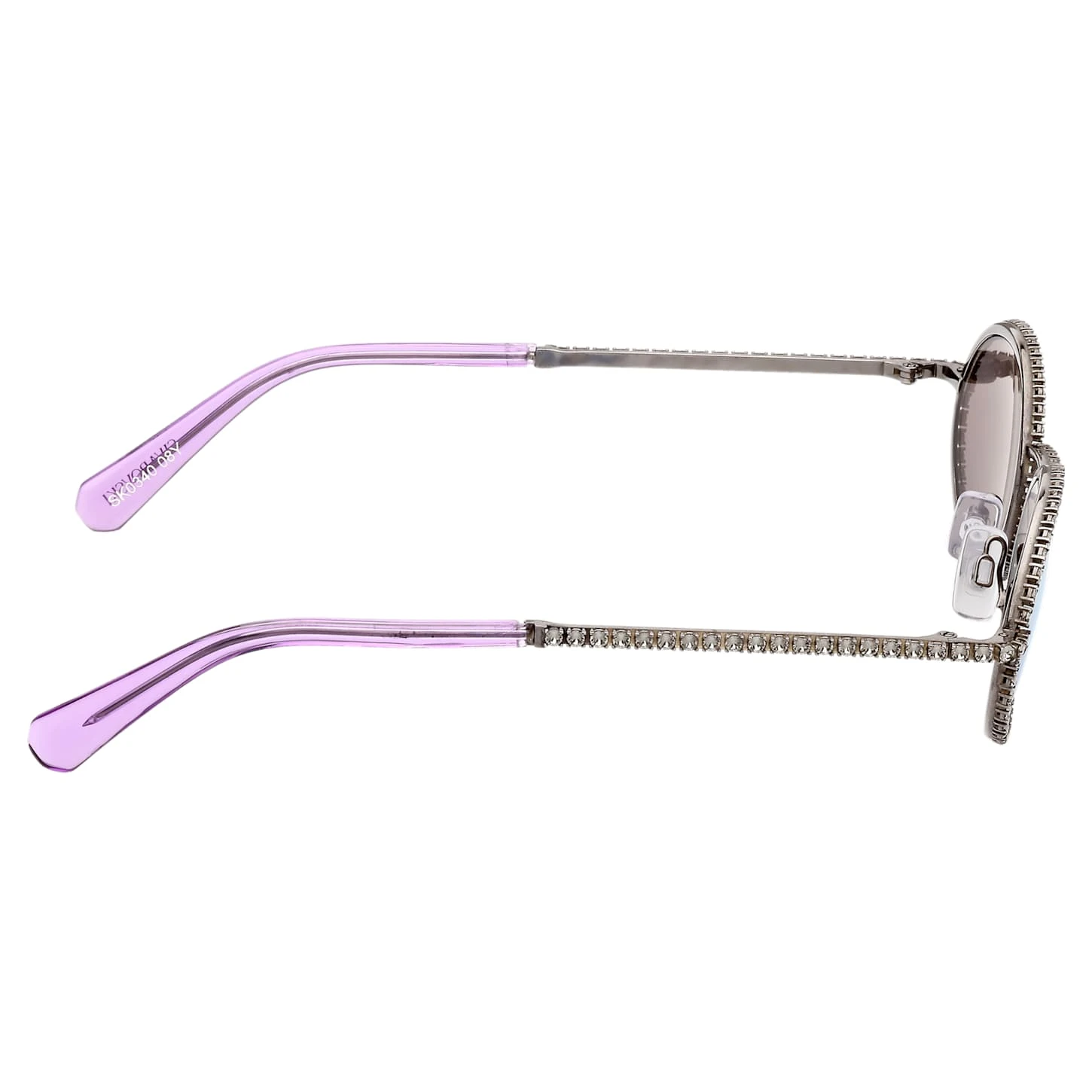 Swarovski Sunglasses Oval Shape, Pavé, SK0340 08Y, Black 10 Swarovski Sunglasses Oval Shape, Pavé, SK0340 08Y, Black - Image 8