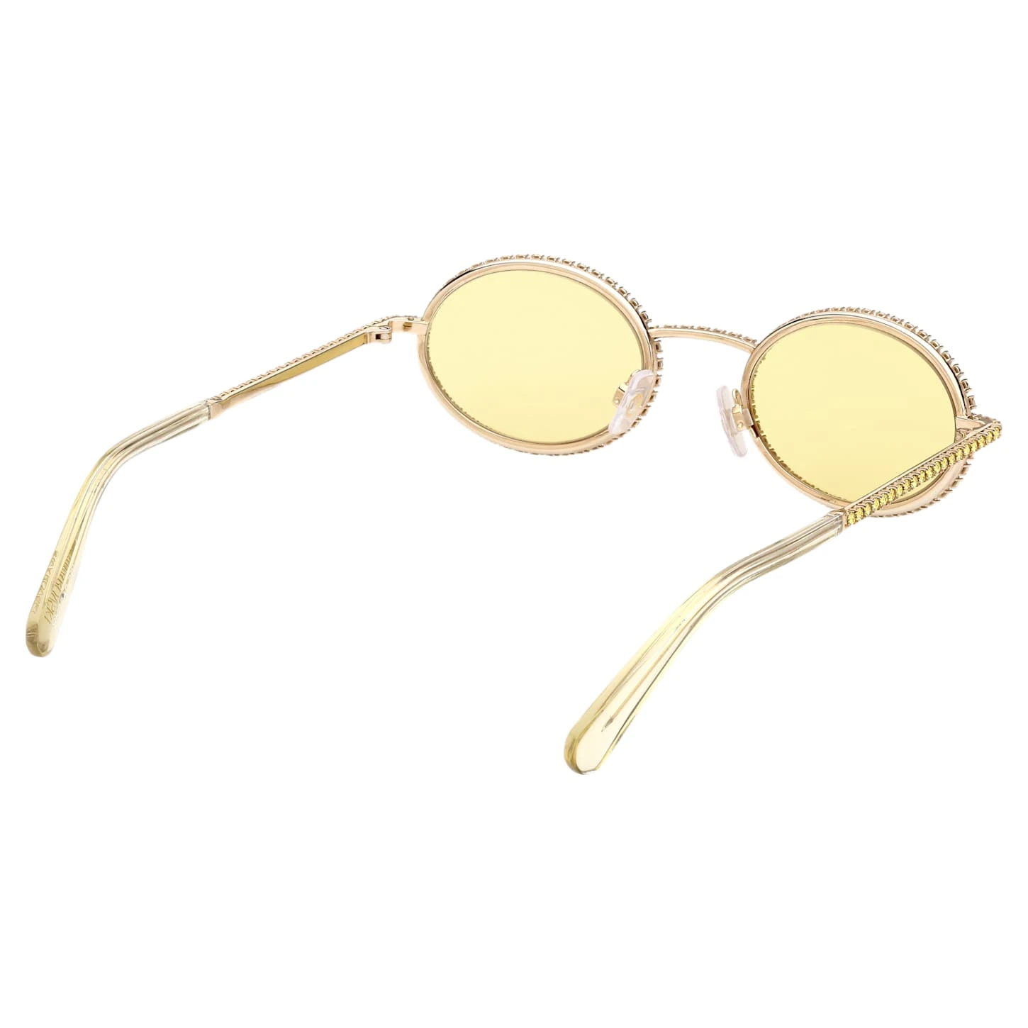 Swarovski Sunglasses Oval Shape, Pavé, SK0340 32L, Yellow 9 Swarovski Sunglasses Oval Shape, Pavé, SK0340 32L, Yellow - Image 7