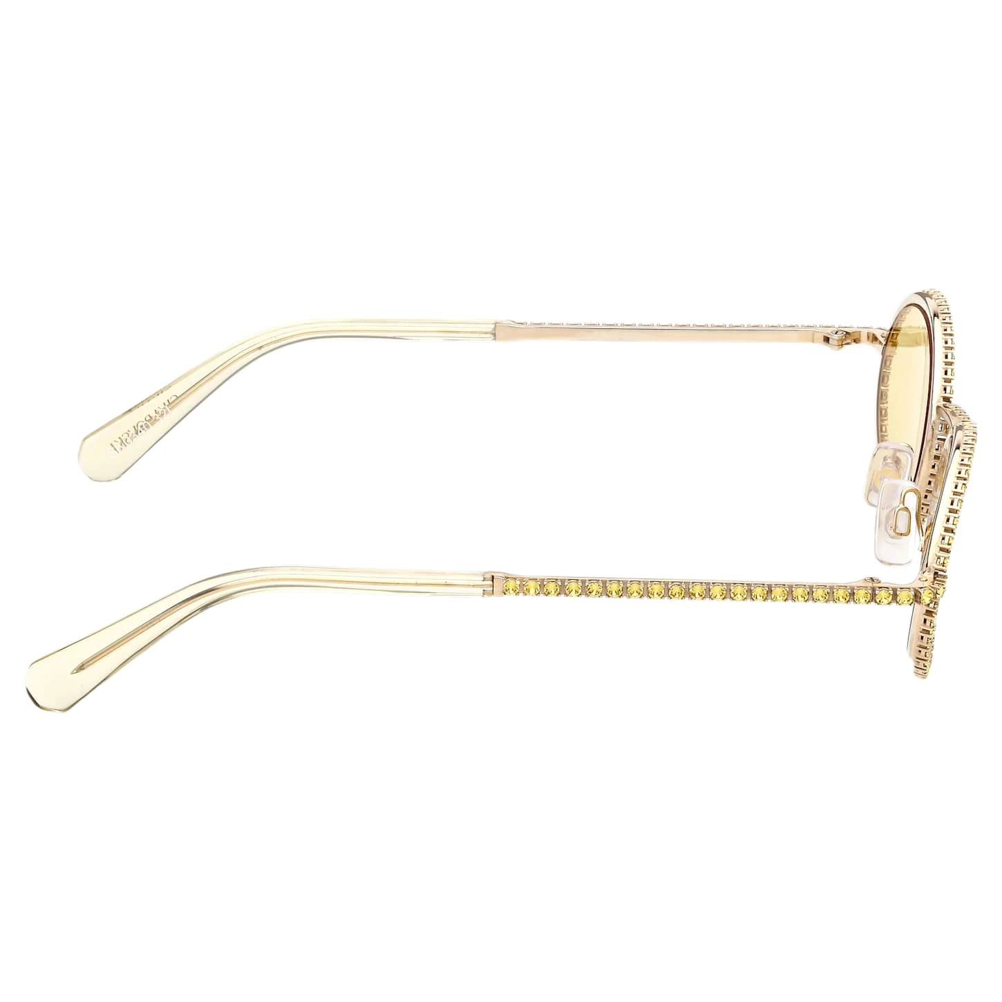 Swarovski Sunglasses Oval Shape, Pavé, SK0340 32L, Yellow 10 Swarovski Sunglasses Oval Shape, Pavé, SK0340 32L, Yellow - Image 8