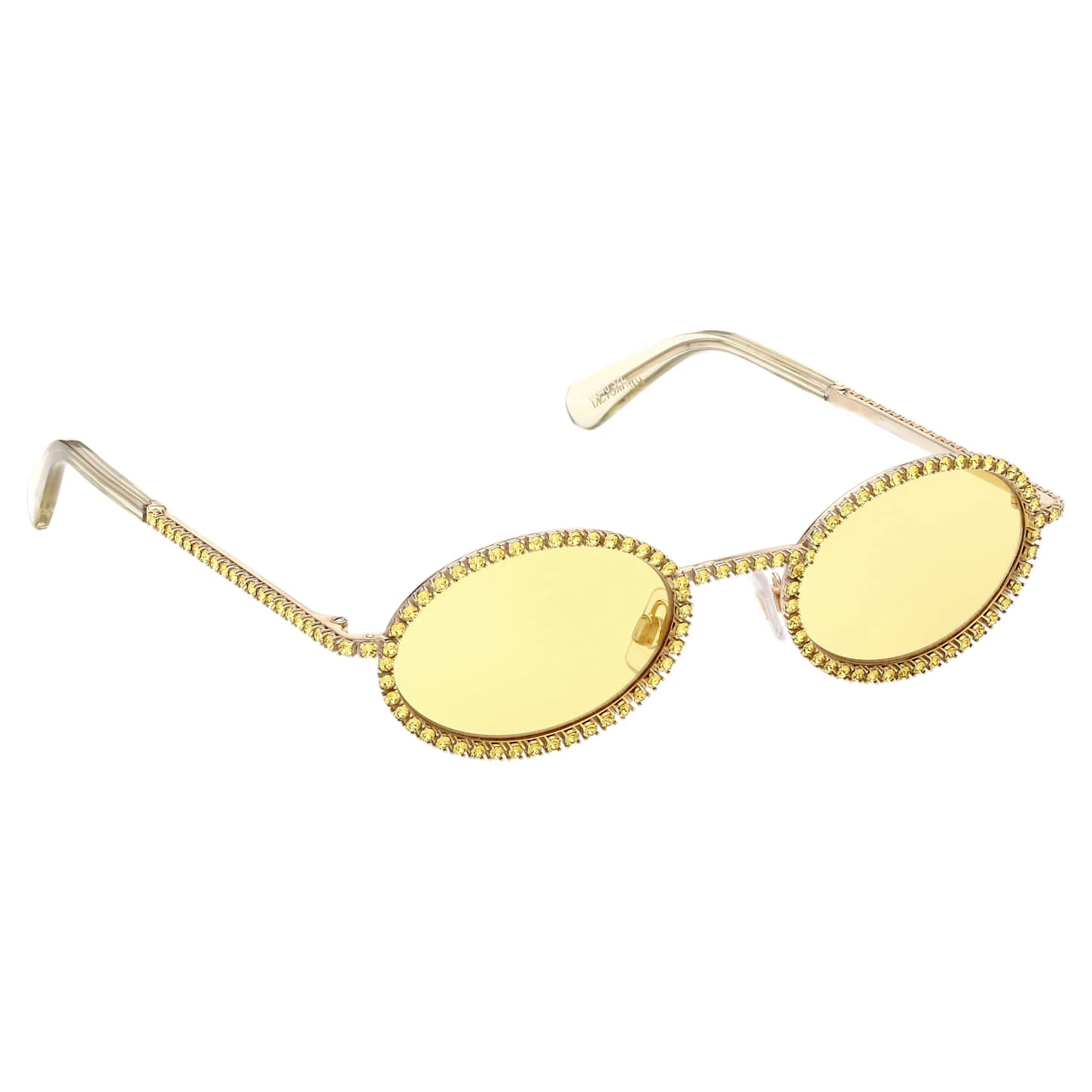 Swarovski Sunglasses Oval Shape, Pavé, SK0340 32L, Yellow 11 Swarovski Sunglasses Oval Shape, Pavé, SK0340 32L, Yellow - Image 9