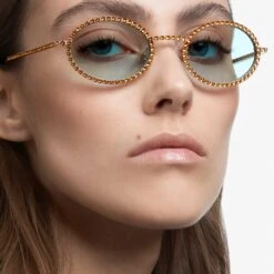 Swarovski Sunglasses Oval Shape, Pavé, SK0340 32N, Green -Jewelry Store sunglasses oval shape pavC3A9 sk0340 32n green swarovski 5625296 2