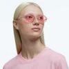 Swarovski Sunglasses Oval Shape, Pavé, SK0340 33Y, Pink -Jewelry Store sunglasses oval shape pavC3A9 sk0340 33y pink swarovski 5625297
