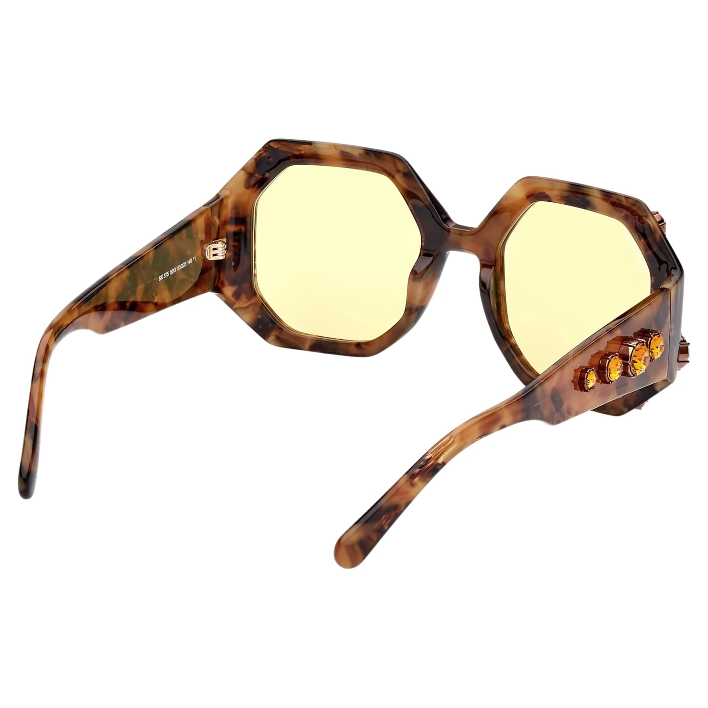 Swarovski Sunglasses Oversized, Octagon Shape, SK0375 52G, Brown 8 Swarovski Sunglasses Oversized, Octagon Shape, SK0375 52G, Brown - Image 6