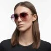 Swarovski Sunglasses Pilot Shape, Gradient Tint, SK0343-H 33B, Black 1 Swarovski Sunglasses Pilot Shape, Gradient Tint, SK0343-H 33B, Black -Jewelry Store sunglasses pilot shape gradient tint sk0343 h 33b black swarovski 5625299
