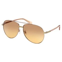Swarovski Sunglasses Pilot Shape, Gradient Tint, SK0343-H 36F, Brown -Jewelry Store sunglasses pilot shape gradient tint sk0343 h 36f brown swarovski 5625294 4