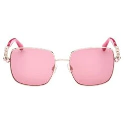 Swarovski Sunglasses Square Shape, SK0358 32S, Pink -Jewelry Store sunglasses square shape sk0358 32s pink swarovski 5634750 2