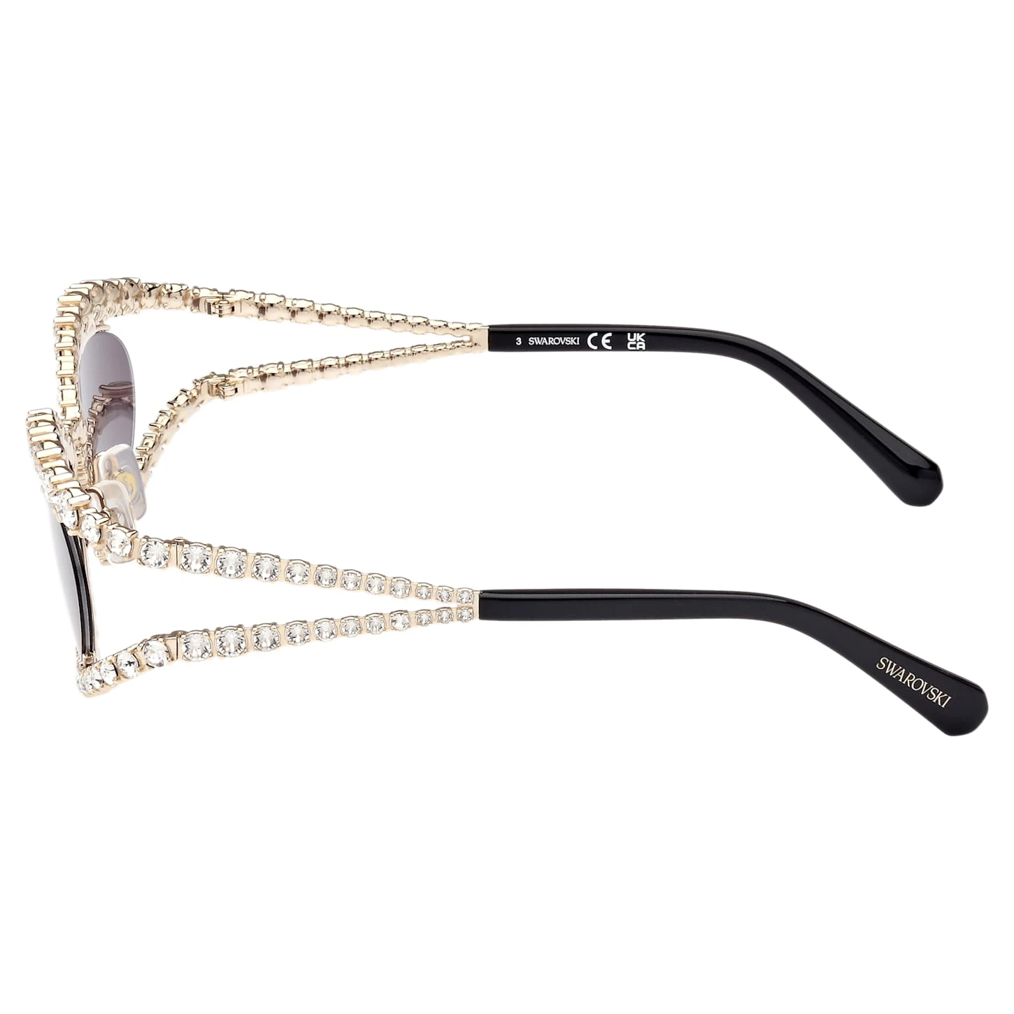 Swarovski Sunglasses Statement, SK0385 32B, Gray 6 Swarovski Sunglasses Statement, SK0385 32B, Gray - Image 4