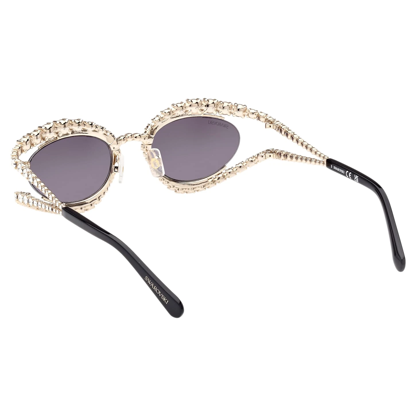 Swarovski Sunglasses Statement, SK0385 32B, Gray 7 Swarovski Sunglasses Statement, SK0385 32B, Gray - Image 5