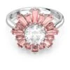 Swarovski Sunshine Ring Mixed Cuts, Sun, Pink, Rhodium Plated -Jewelry Store sunshine ring mixed cuts sun pink rhodium plated swarovski 5642972