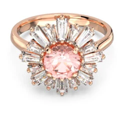 Swarovski Sunshine Ring Mixed Cuts, Sun, Pink, Rose Gold-tone Plated 12 Swarovski Sunshine Ring Mixed Cuts, Sun, Pink, Rose Gold-tone Plated -Jewelry Store sunshine ring mixed cuts sun pink rose gold tone plated swarovski 5642958 4