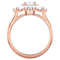 Swarovski Sunshine Ring Mixed Cuts, Sun, White, Rose Gold-tone Plated -Jewelry Store sunshine ring mixed cuts sun white rose gold tone plated swarovski 5459599 3