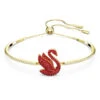Swarovski Iconic Swan Bangle Swan, Medium, Red, Gold-tone Plated -Jewelry Store swarovski iconic swan bangle swan medium red gold tone plated swarovski 5649774