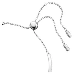 Swarovski Iconic Swan Bangle Swan, White, Rhodium Plated -Jewelry Store swarovski iconic swan bangle swan white rhodium plated swarovski 5649772 3