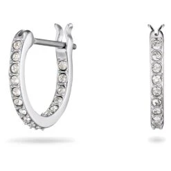 Swarovski Iconic Swan Drop Earrings Swan, Blue, Rhodium Plated -Jewelry Store swarovski iconic swan drop earrings swan blue rhodium plated swarovski 5512577 4