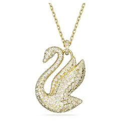 Swarovski Iconic Swan Pendant Swan, Large, Red, Gold-tone Plated -Jewelry Store swarovski iconic swan pendant swan large red gold tone plated swarovski 5649773 2