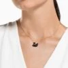 Swarovski Iconic Swan Pendant Swan, Medium, Black, Rose Gold-tone Plated -Jewelry Store swarovski iconic swan pendant swan medium black rose gold tone plated swarovski 5204134