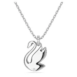 Swarovski Iconic Swan Pendant Swan, Medium, White, Rhodium Plated -Jewelry Store swarovski iconic swan pendant swan medium white rhodium plated swarovski 5647872 3