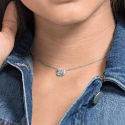 Swarovski Iconic Swan Pendant Swan, Small, Blue, Rhodium Plated -Jewelry Store swarovski iconic swan pendant swan small blue rhodium plated swarovski 5512094 4