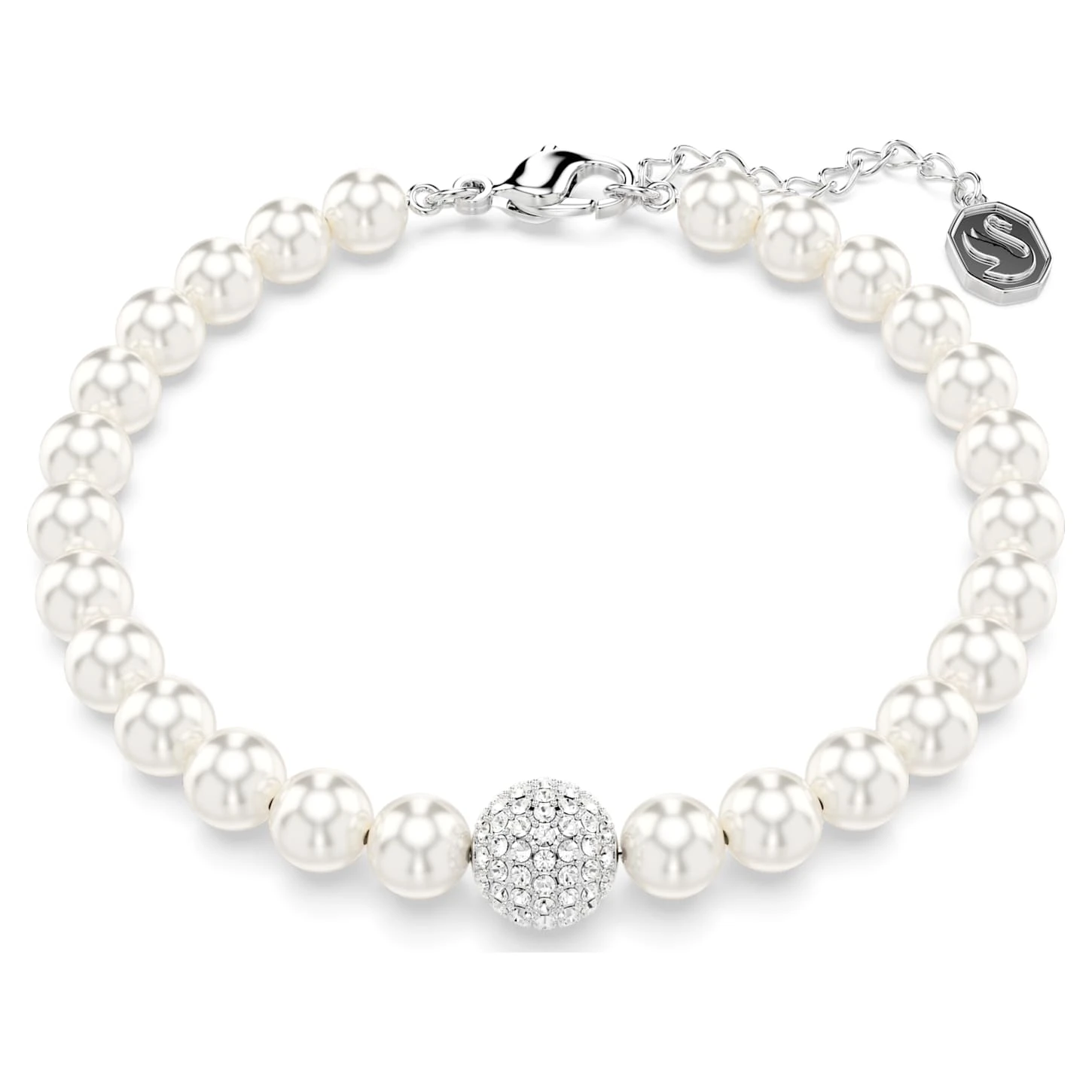 Swarovski Remix Collection Strand White, Rhodium Plated 4 Swarovski Remix Collection Strand White, Rhodium Plated - Image 2