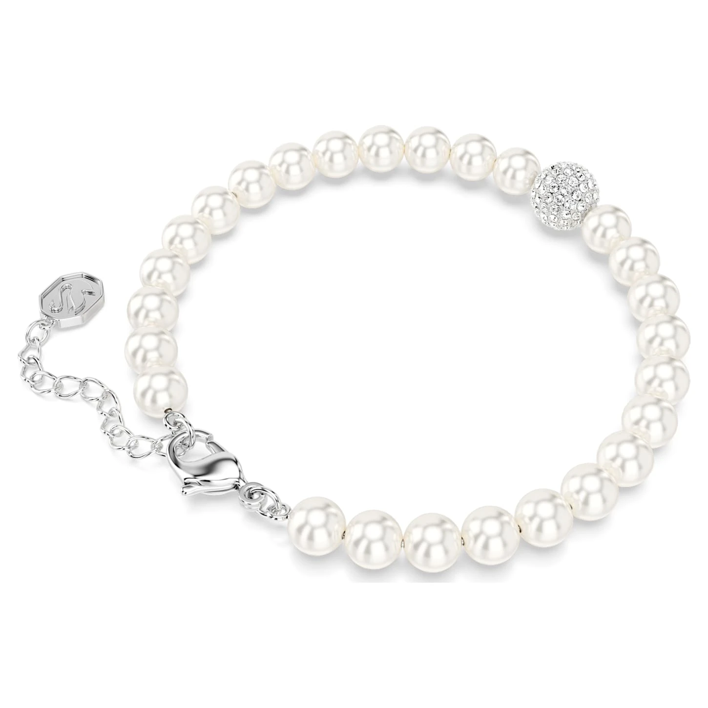 Swarovski Remix Collection Strand White, Rhodium Plated 7 Swarovski Remix Collection Strand White, Rhodium Plated - Image 5