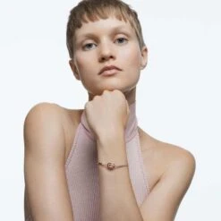 Swarovski Sparkling Dance Bracelet Round Cut, Oval Shape, Red, Rose Gold-tone Plated -Jewelry Store swarovski sparkling dance bracelet round cut oval shape red rose gold tone plated swarovski 5620553 4