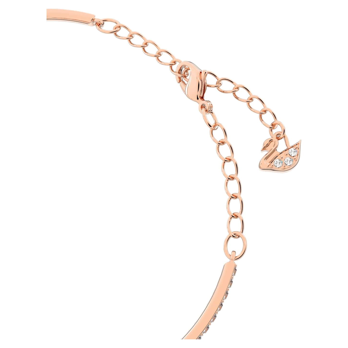 Swarovski Sparkling Dance Bracelet Round Cut, Oval Shape, White, Rose Gold-tone Plated 6 Swarovski Sparkling Dance Bracelet Round Cut, Oval Shape, White, Rose Gold-tone Plated - Image 4
