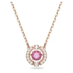 Swarovski Sparkling Dance Necklace Round Cut, Red, Rose Gold-tone Plated 9 Swarovski Sparkling Dance Necklace Round Cut, Red, Rose Gold-tone Plated -Jewelry Store swarovski sparkling dance necklace round cut red rose gold tone plated swarovski 5279421 1