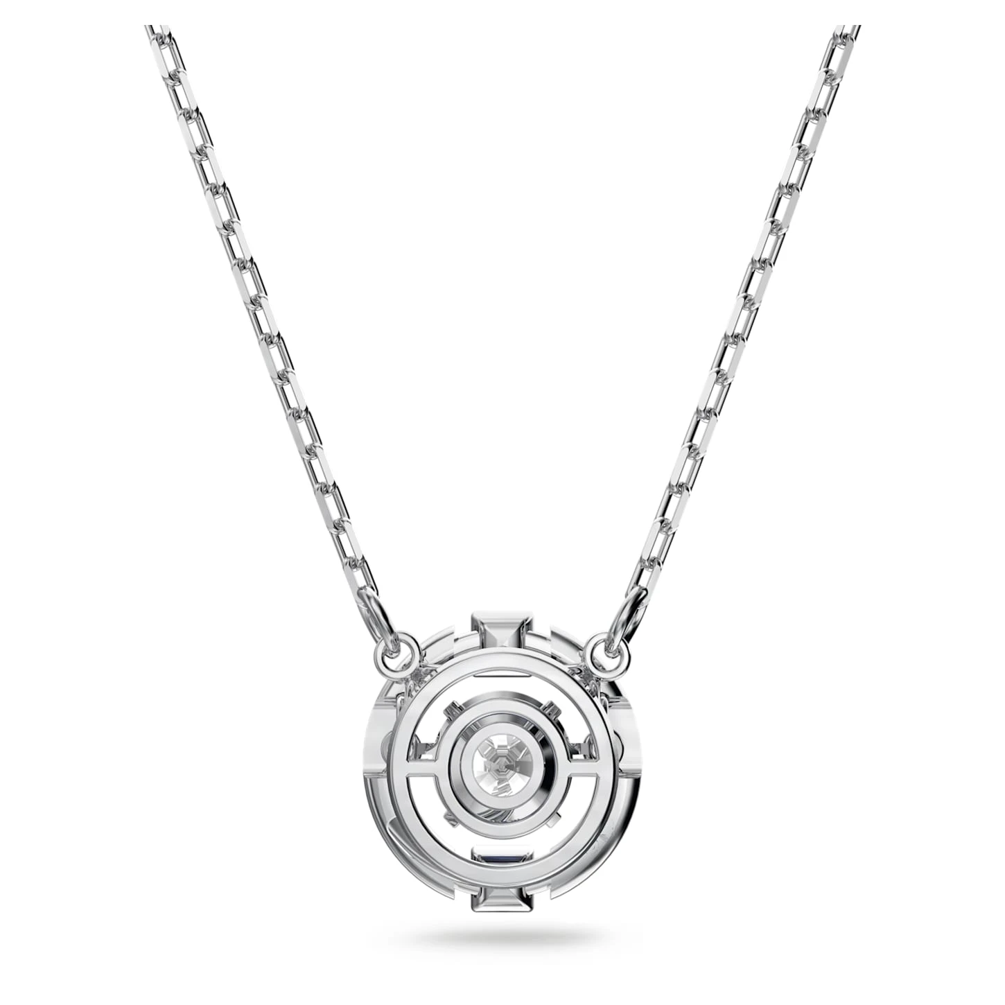 Swarovski Sparkling Dance Necklace Round Cut, White, Rhodium Plated 7 Swarovski Sparkling Dance Necklace Round Cut, White, Rhodium Plated - Image 5