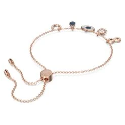 Swarovski Symbolic Bracelet Infinity, Evil Eye And Horseshoe, Blue, Rose Gold-tone Plated -Jewelry Store swarovski symbolic bracelet infinity evil eye and horseshoe blue rose gold tone plated swarovski 5497668 4