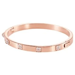 Swarovski Tactic Bangle White, Rose Gold-tone Finish -Jewelry Store tactic bangle white rose gold tone finish swarovski 5098368 3