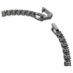 Swarovski Tennis Deluxe Bracelet Round Cut, Gray, Ruthenium Plated -Jewelry Store tennis deluxe bracelet round cut gray ruthenium plated swarovski 5504678 3