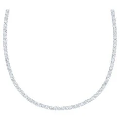 Swarovski Tennis Deluxe Set Round Cut, White, Rhodium Plated -Jewelry Store tennis deluxe set round cut white rhodium plated swarovski 5506861 3