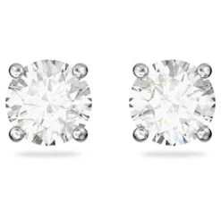 Swarovski Tennis Deluxe Set Round Cut, White, Rhodium Plated -Jewelry Store tennis deluxe set round cut white rhodium plated swarovski 5506861 5