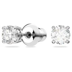 Swarovski Tennis Deluxe Set Round Cut, White, Rhodium Plated -Jewelry Store tennis deluxe set round cut white rhodium plated swarovski 5506861 6