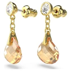 Swarovski Tessa Drop Earrings Gold Tone, Gold-tone Plated -Jewelry Store tessa drop earrings gold tone gold tone plated swarovski 5677549 2