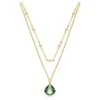 Swarovski Tessa Pendant Green, Gold-tone Plated -Jewelry Store tessa pendant green gold tone plated swarovski 5677548