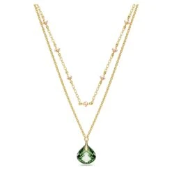 Swarovski Tessa Pendant Green, Gold-tone Plated -Jewelry Store tessa pendant green gold tone plated swarovski 5677548 2
