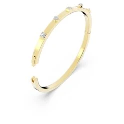Swarovski Thrilling Bangle Mixed Cuts, White, Gold-tone Plated 11 Swarovski Thrilling Bangle Mixed Cuts, White, Gold-tone Plated -Jewelry Store thrilling bangle mixed cuts white gold tone plated swarovski 5567050 3