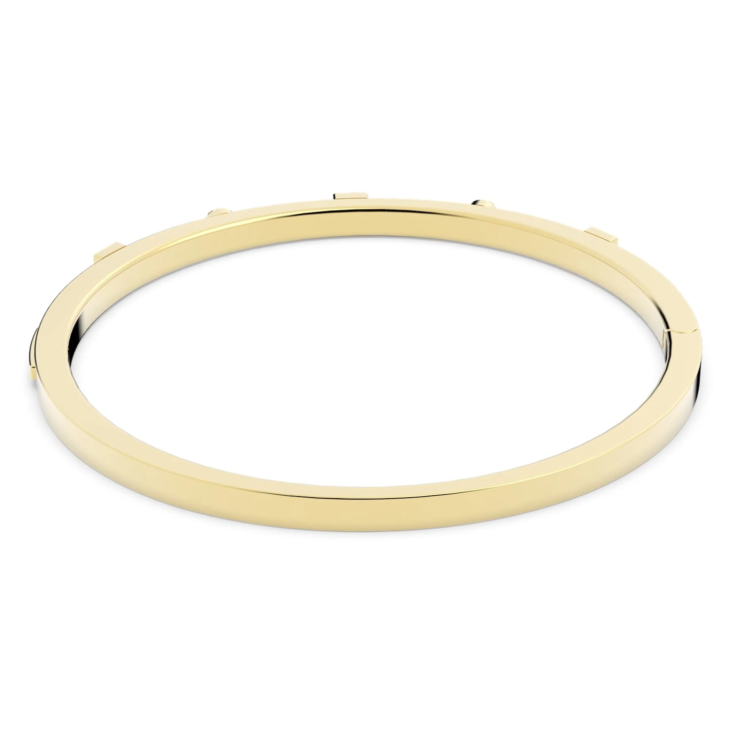 Swarovski Thrilling Bangle Mixed Cuts, White, Gold-tone Plated 8 Swarovski Thrilling Bangle Mixed Cuts, White, Gold-tone Plated - Image 6