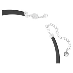 Swarovski Una Choker Heart (3), White, Rhodium Plated -Jewelry Store una choker heart 28329 white rhodium plated swarovski 5644909 3
