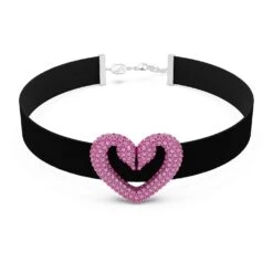 Jewelry Store 11 Jewelry Store -Jewelry Store una choker heart pink rhodium plated swarovski 5646572 1