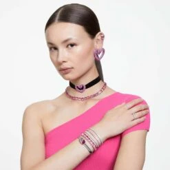 Swarovski Una Clip Earrings Heart, Large, Pink, Rhodium Plated 13 Swarovski Una Clip Earrings Heart, Large, Pink, Rhodium Plated -Jewelry Store una clip earrings heart large pink rhodium plated swarovski 5646573 5