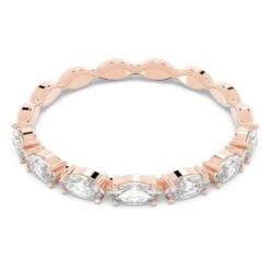 Swarovski Vittore Ring Marquise Cut, White, Rose Gold-tone Plated -Jewelry Store vittore ring marquise cut white rose gold tone plated swarovski 5351769 1