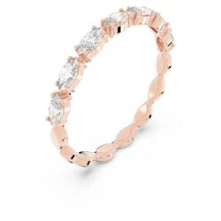 Swarovski Vittore Ring Marquise Cut, White, Rose Gold-tone Plated -Jewelry Store vittore ring marquise cut white rose gold tone plated swarovski 5351769 2