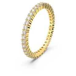 Swarovski Vittore Ring Round Cut, White, Gold-tone Plated -Jewelry Store vittore ring round cut white gold tone plated swarovski 5656296 2