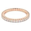 Swarovski Vittore Ring Round Cut, White, Rose Gold-tone Plated -Jewelry Store vittore ring round cut white rose gold tone plated swarovski 5656302